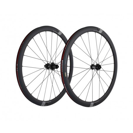 VISION Juego de ruedas carbono SC40 DISCO CENTERLOCK CUBIERTA TUBELESS READY SHIMANO HG11 724918