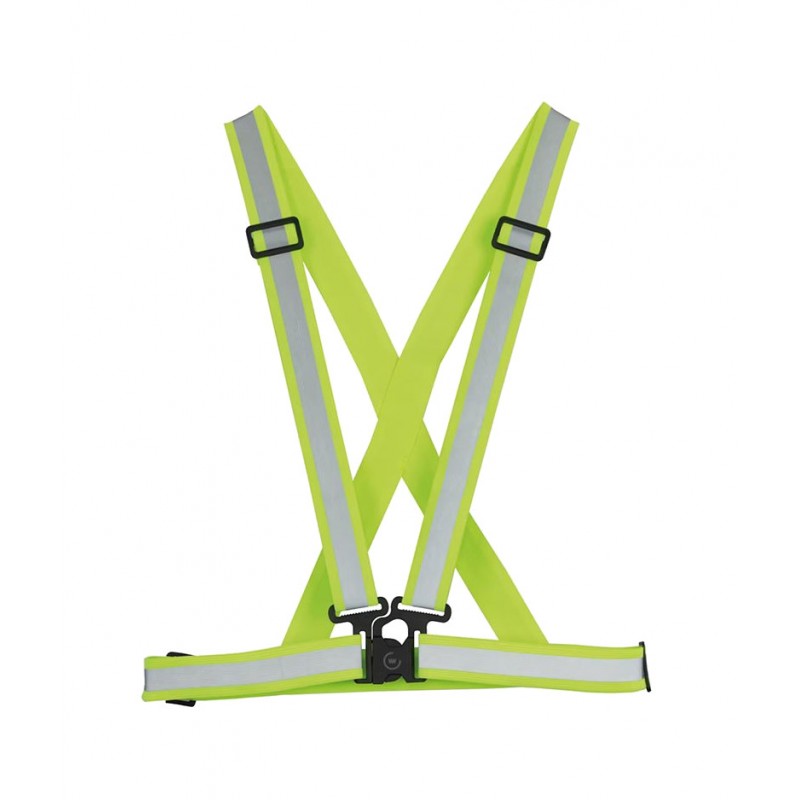 WOWOW Arnes reflectante elastica ajustable 4 puntas FLUO 725191