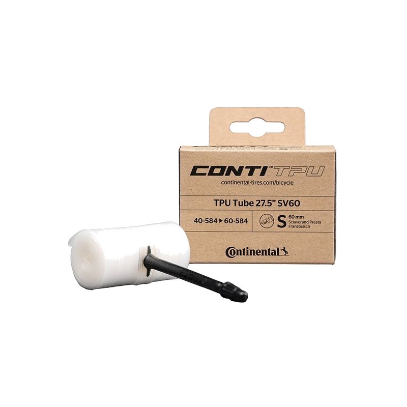 CONTINENTAL Camara valvula presta TPU 27.5" 60 MM (40-60/584) 725542