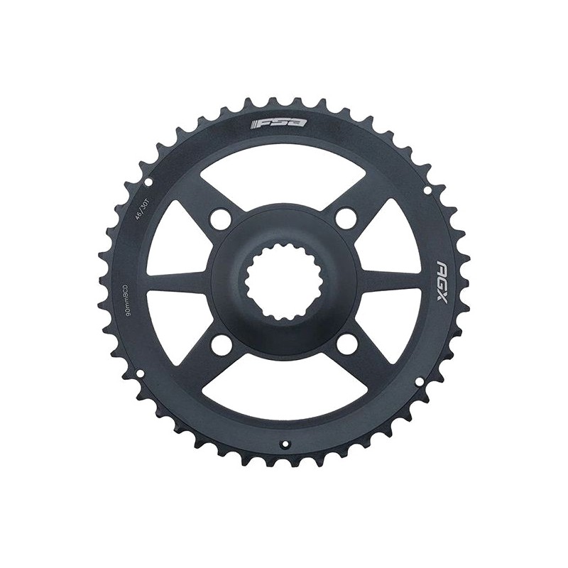 FSA ALUMINUM CHAINRING AGX GOSSAMER PRO DIRECT MOUNT 2X11V WA740A B5 725546