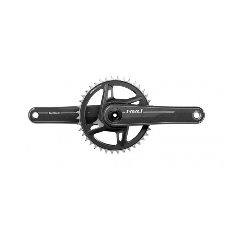 SRAM CRANKSET AND PLATE SET RED E1 XPLR DUB WIDE DIRECT MOUNT 40D CARBONO 108480VAR