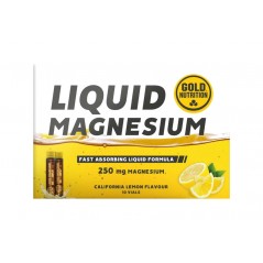 GOLD NUTRITION LIQUID MAGNESIUM TO PREVENT CRAMPS AND IMPROVE RECOVERY 25 ML 10 VIALS 5601607076822