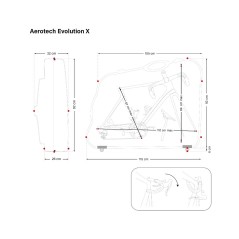 SCICON Travel suitcase for bicycle AEROTECH EVOLUTION X TSA BIKE CASE 117X96X37 - 14,20 KG 8023848125874