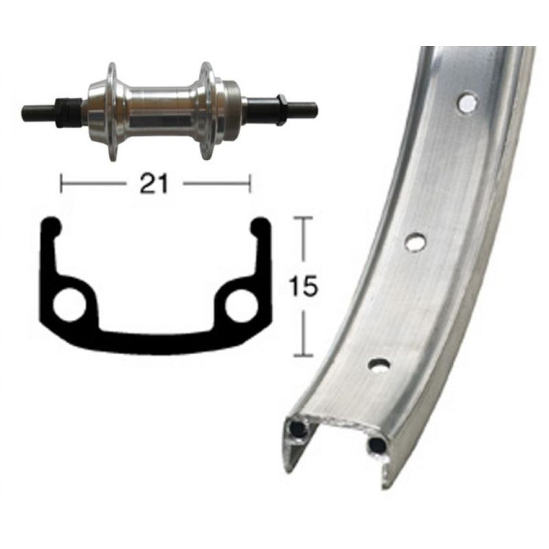 WINORA Rueda de aluminio RT 26X1.9 715015