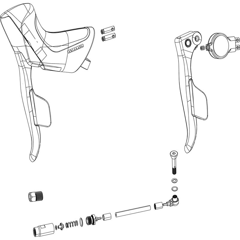 SRAM Conector maneta-latiguillo freno hidraulico RIVAL ETAP AXS STEALTH-A-MAJIG 103657