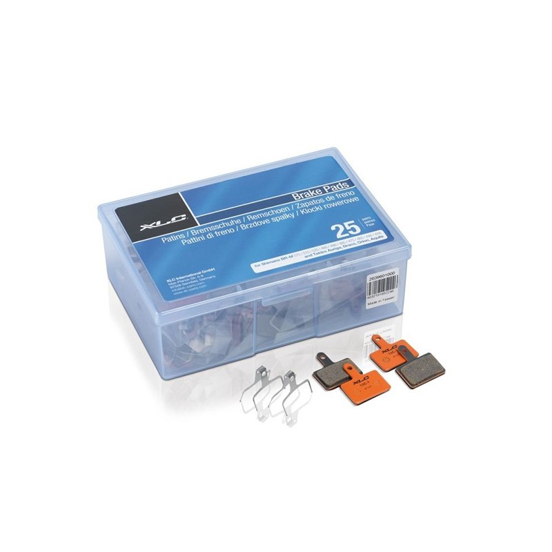 XLC Set pastillas de freno sinterizadas (25 pares) para TEKTRO BP-S07 2039601005