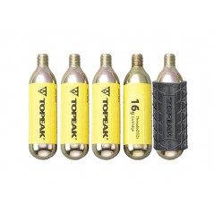 TOPEAK Air cartridge with cover 16G (5PCS) CO2 62822