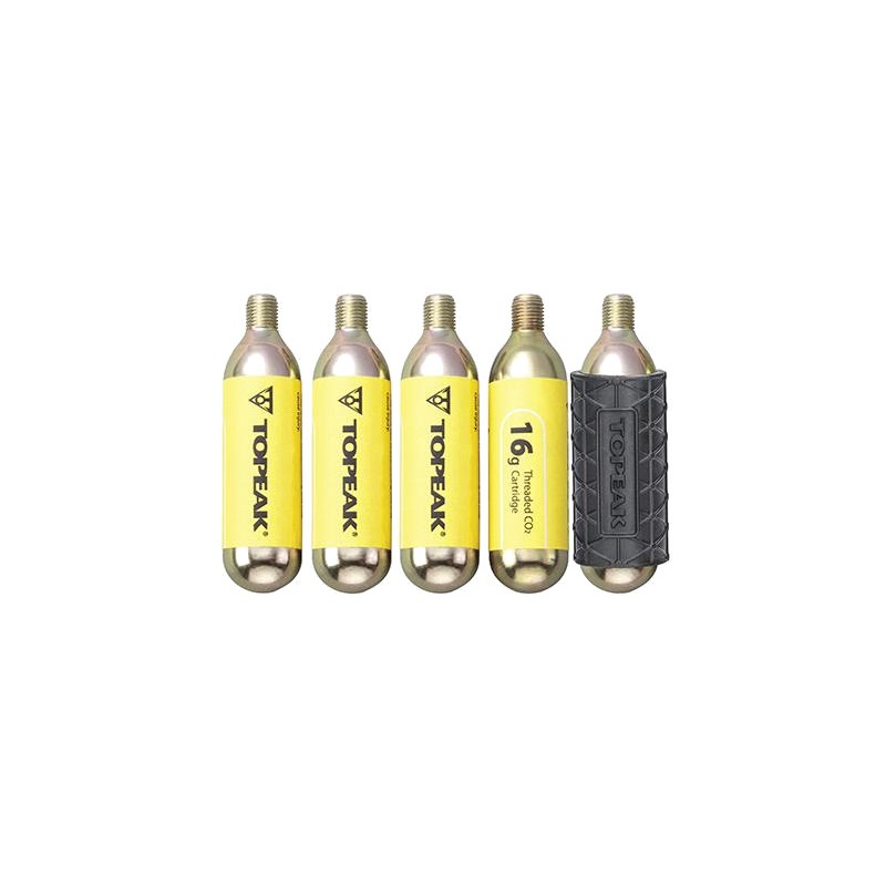 TOPEAK Air cartridge with cover 16G (5PCS) CO2 62822