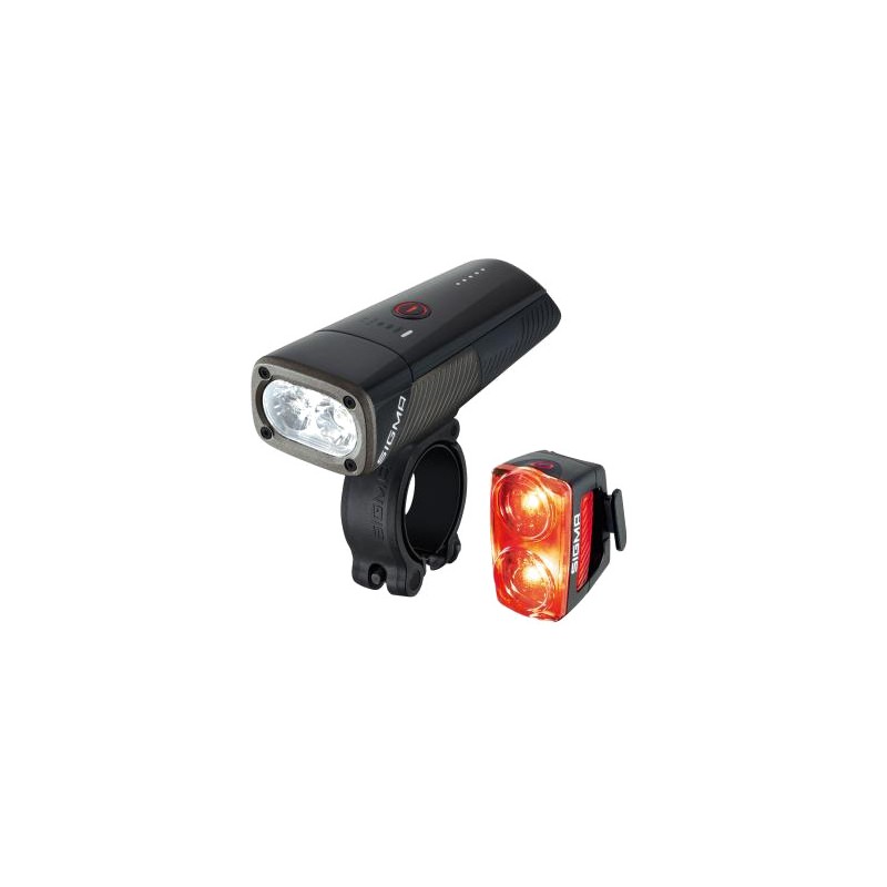 SIGMA Juego de luces bicicleta delantera y trasera BUSTER 1600 RL150 63180