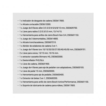 XLC Caja de herramientas para e-bikes TO-S104 39U 2503616201