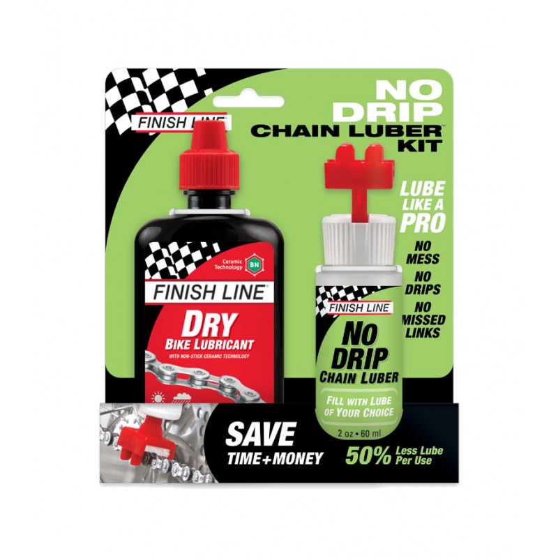 FINISH LINE Combo lubricante de cadena seco NO DRIP NDD040101