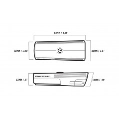 BLACKBURN Luz frontal para bicicleta con carga directa BBN DAYBLAZER 550 USB-C 7149895