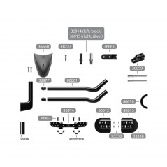 ARGON18 Replacement left armrest E-118/E-118N 80012