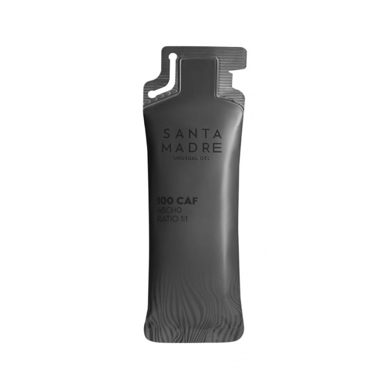 SANTA MADRE Gel with carbohydrates and caffeine in a balanced proportion 45CHO 100CAF RATIO 1:1 NEUTRAL 12 X 80G 204-10
