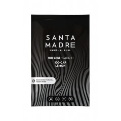 SANTA MADRE Lemon-flavored carbohydrate single-dose with caffeine 100CHO 100 CAF MONODOSIS LIMÓN 10 X 106G 720-03