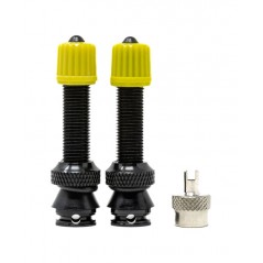 X-SAUCE Dos válvulas presta de aluminio para tubeless compatibles con mousse y schrader 40MM X03196