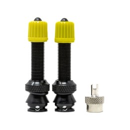 X-SAUCE Two fat aluminum tubeless valves compatible with mousse X03197