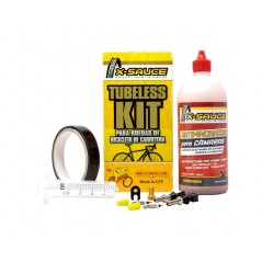 X-SAUCE Kit tubeless para carretera v fina con cinta 17MM X32540