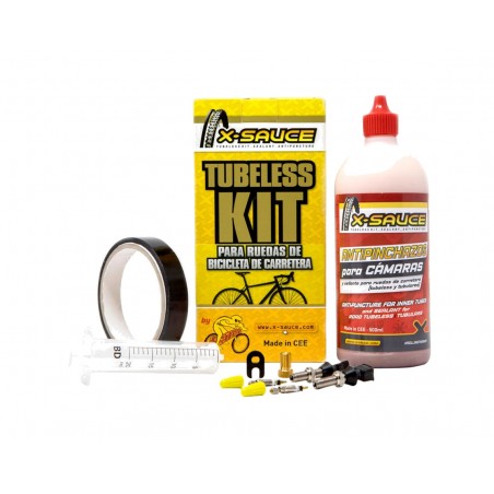 X-SAUCE Tubeless road kit with thin v-tape 17MM X32540
