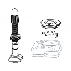 QUARQ Kit de 2 válvulas para sensor presión TYREWIZ 101 XPLR (CON LLAVE VALVULA) 11.3018.011.003