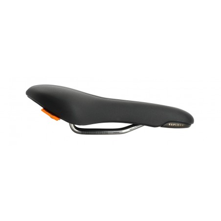 SELLE ROYAL Bicycle Seat EXPLORA ROYALGEL ATHLETIC UNISEX BLACK SOFT TOUCH 155MM 54D1UR0A05X38