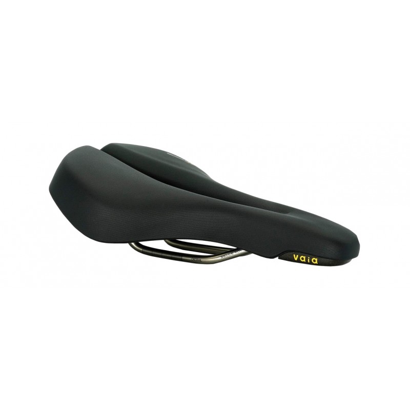 SELLE ROYAL Bicycle Seat VAIA ROYALGEL MODERATE UNISEX BLACK SOFT TOUCH MY24 84E6HR0A05X38