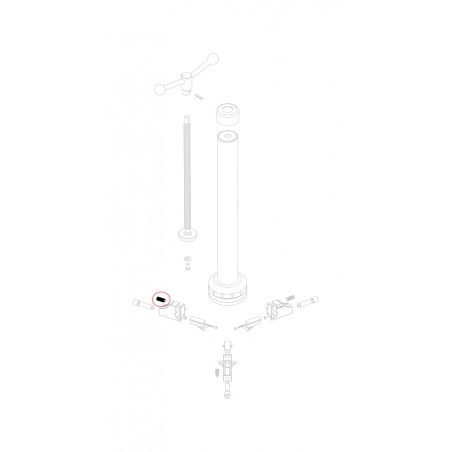 PARK TOOL Tornillo de fijación M8 CRP-2 M8X20MM 1156-3