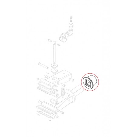 PARK TOOL Pieza para componente moveable jaw hex barrel 1804 - PCS-9/10/11/12