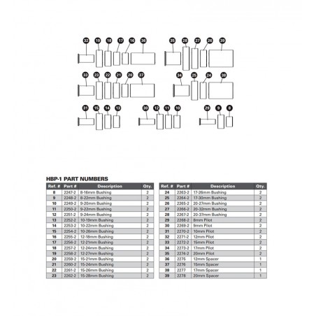 PARK TOOL Pivot DE HBP-1 2273VAR