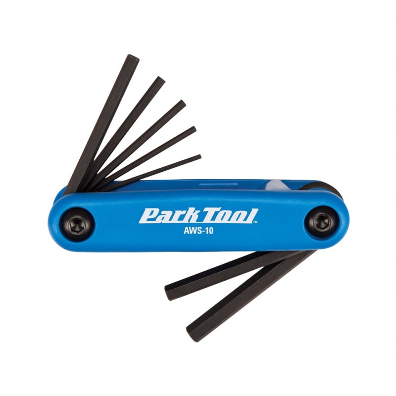 PARK TOOL Juego de llaves allen plegables 1.5MM A 6MM AWS-10