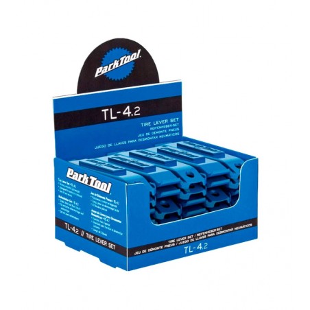 PARK TOOL Juego de palancas para neumáticos 2 PIEZAS - SE VENDE COMO CAJA EXHIBICIÓN CON 25 JUEGOS TL-4.2