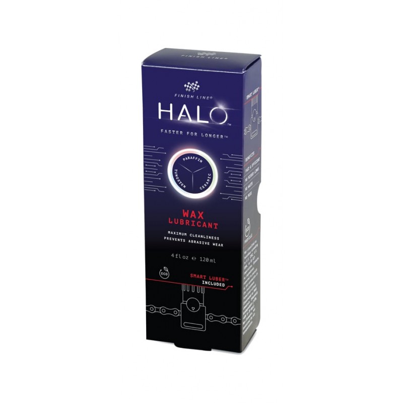 FINISH LINE Display of 10 units wax chain lubricant 4 OZ HALO + SMART LUBE CERA HD1042101