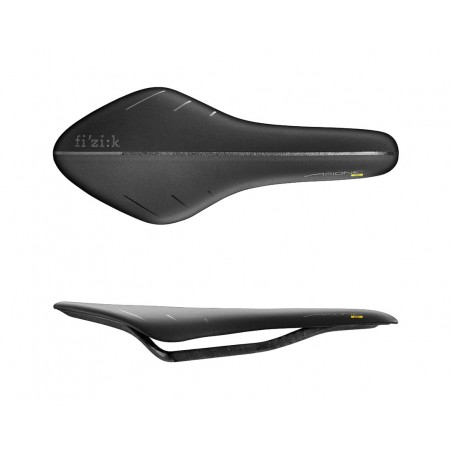 FIZIK Ultralight two-tone bicycle saddle ARIONE 00 BLACK/ANTRACHITE CARBON BRAIDED 130MM 7092SWSA19C65