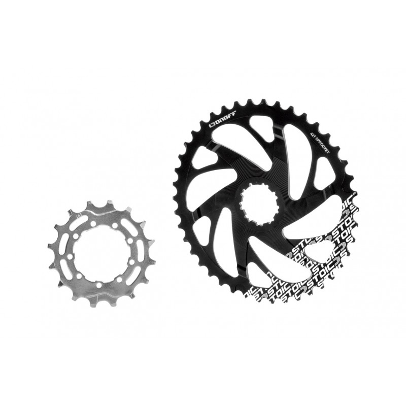 ONOFF Bicycle sprocket and chainring 42T+16T 020.11200