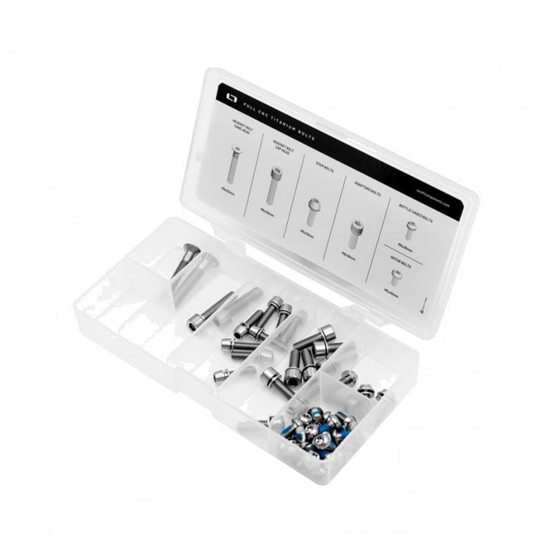ONOFF Kit de tornillería titanio para bicicleta 021.80001