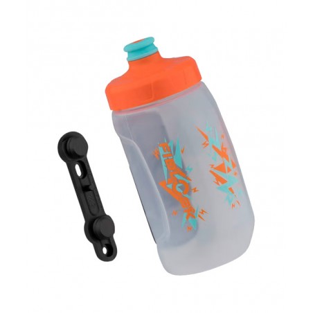 FIDLOCK Botella para niños con base bicicleta incluida TWIST BOTTLE 450 KIDS (INCLUYE BIKE BASE) 09638CLR