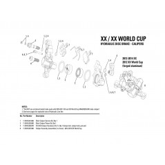 AVID Brake caliper gasket kit ELIXIR 11.5015.031.000