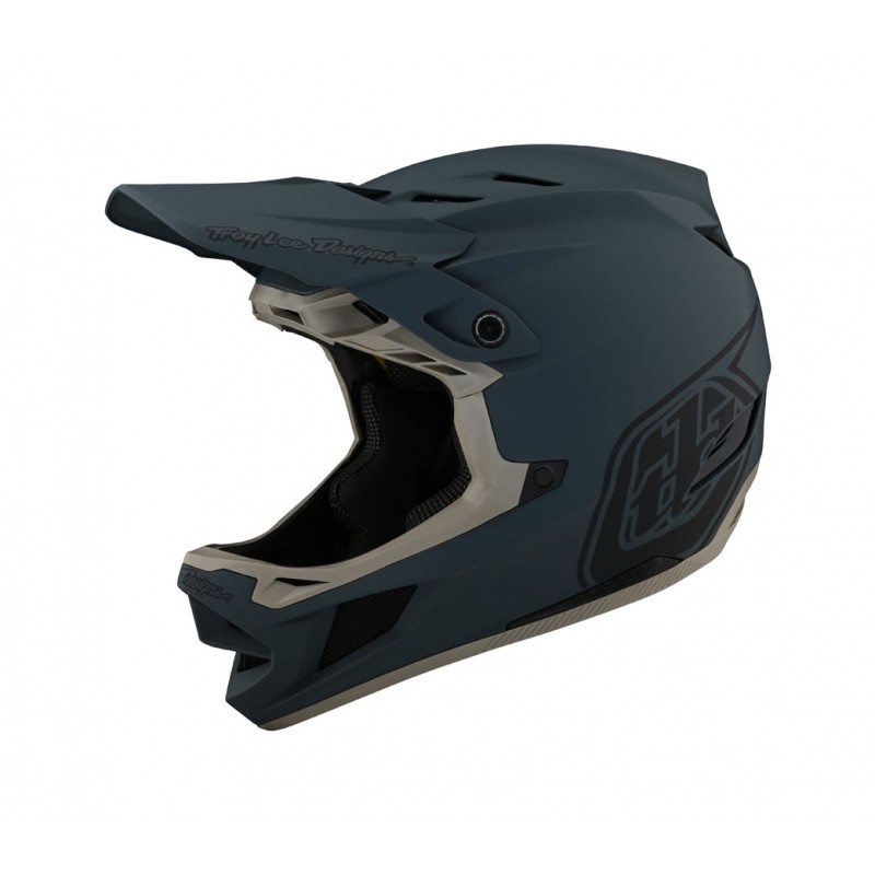 TROY LEE DESIGNS Casco con visera y mentonera D4 COMPOSITE HELMET STEALTH GRAY 140437013VAR
