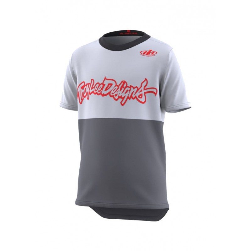 TROY LEE DESIGNS Children's short-sleeved cycling shirt FLOWLINE SS JERSEY SCRIPTER 364916012VAR