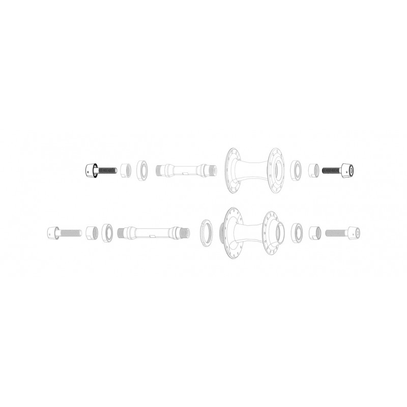 ZIPP Replacement front hub screw 333 PISTA 11.1918.058.000