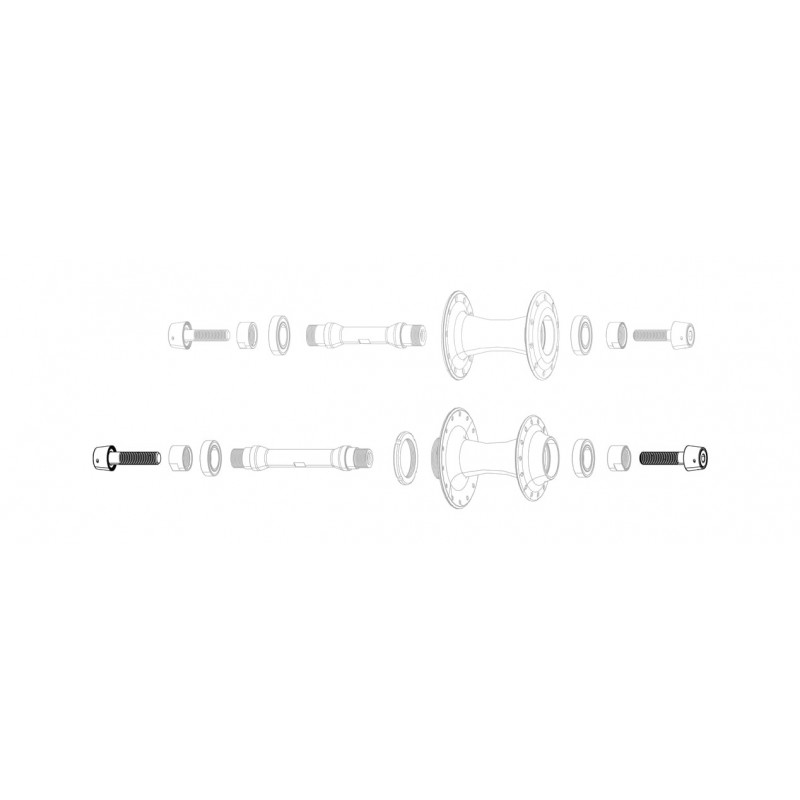 ZIPP Replacement rear screw for track hub 333/SP9 11.1918.058.001