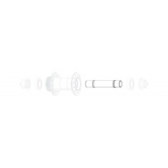 ZIPP Replacement axle for disc brake hub only 76D 11.2018.054.000