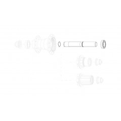 ZIPP Spare rear axle for tire ZR1 11.2018.064.014