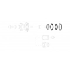 ZIPP Kit de sistema repuesto V2 COGNITION RATCHET 11.2018.065.006
