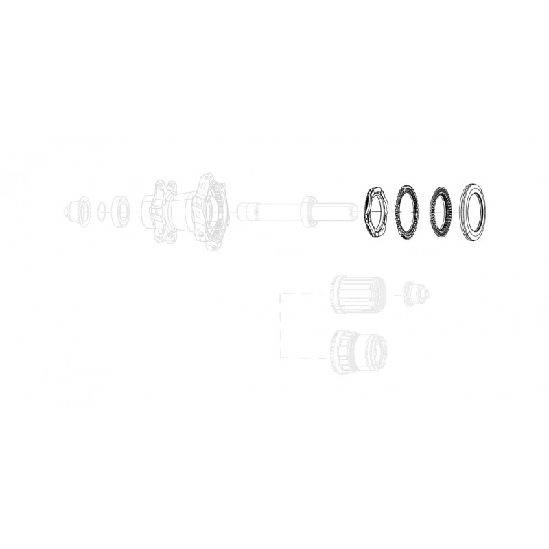 ZIPP Kit de sistema repuesto V2 COGNITION RATCHET 11.2018.065.006