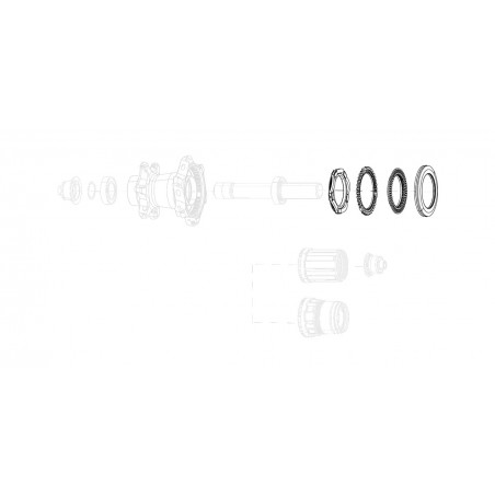 ZIPP Kit de sistema repuesto V2 COGNITION RATCHET 11.2018.065.006