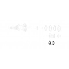 ZIPP Replacement core for disc/rim CAMPY COGNITION NSW V2 DISCO/LLANTA 11.2018.065.009