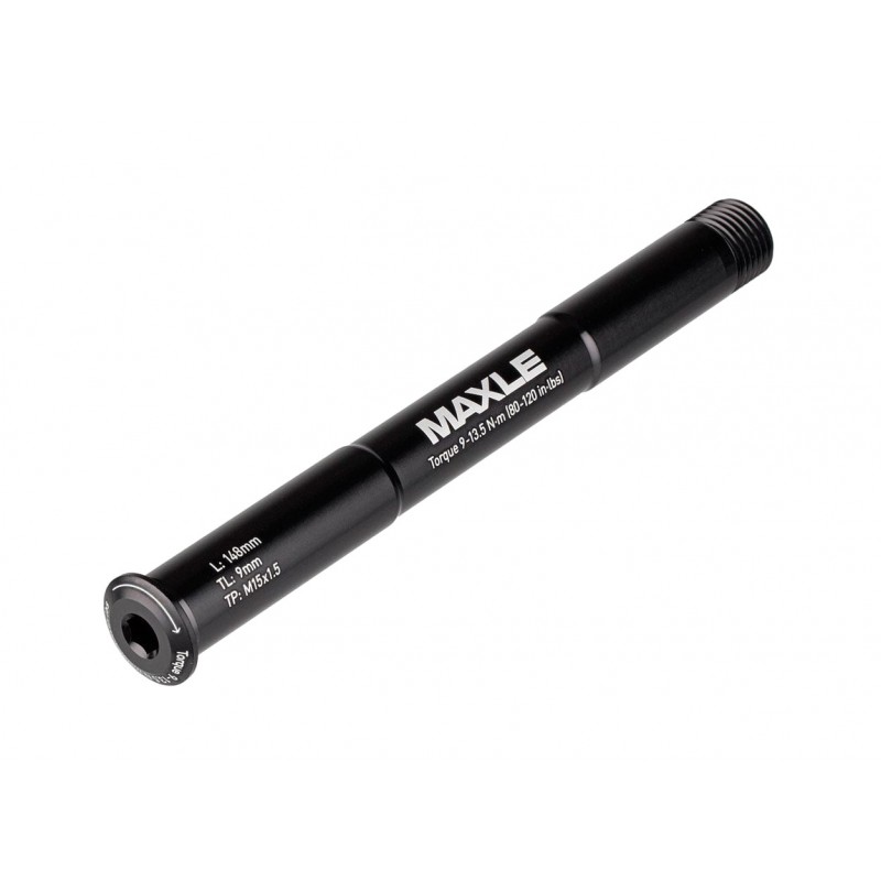 ROCK SHOX Eje compatible para bicicleta MAXLE STEALTH FRONT MTB 15X110 158MM 9MM M15X1.50 BOOST 00.4318.005.019