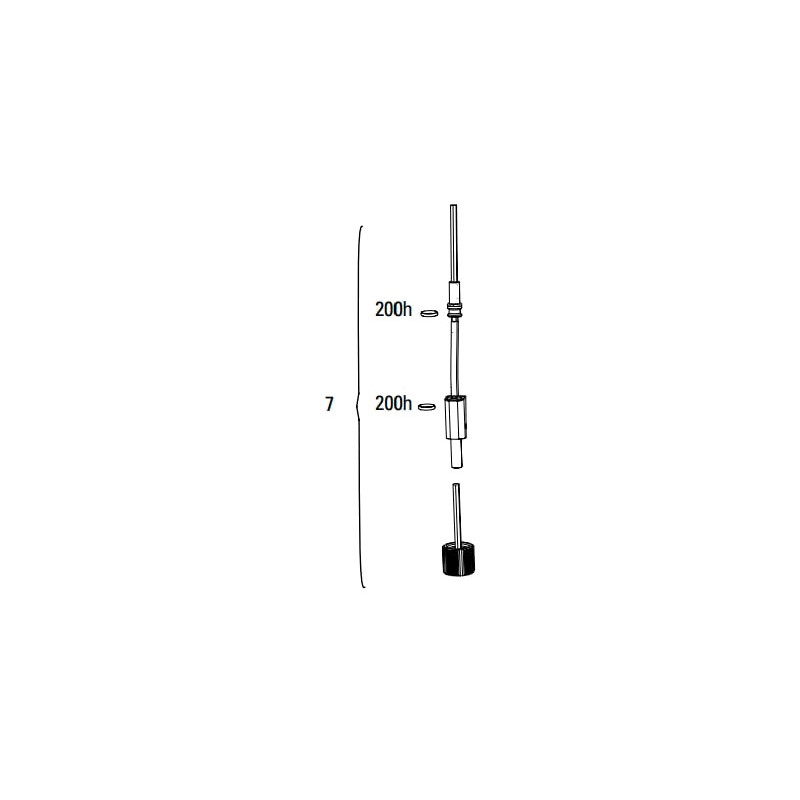 ROCK SHOX Replacement rebound dial suitable for bicycle RUDY XPLR 30MM A1 (2022) 11.4018.082.032