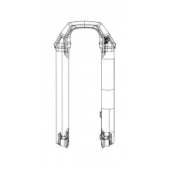 ROCK SHOX Pairs of bottles with pressure valve 27 15X110 VALV PRES DIF PIKE SELECT/SELECT PLUS C1+ (2023+) BOOST 11.4018.091.077